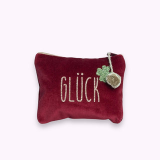 Kosmetiktäschli Mini Glück Rot