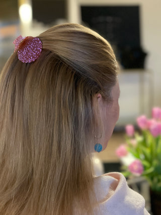 Haarklammer Muschelform Glitter