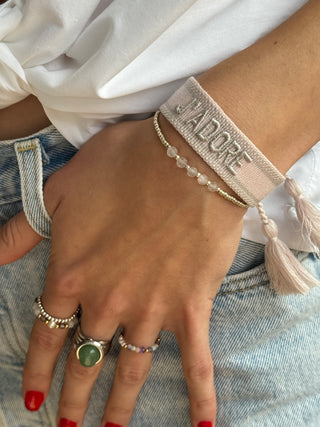 JD Statement Armband rosa