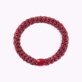 Kknekki Hair Tie Red Glitter 4 für 3