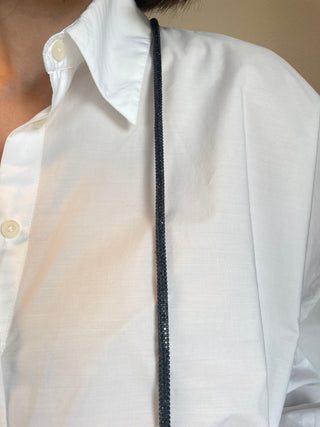 Handykette Schwarz Glitter