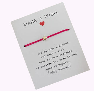 Make a Wish Armband Pink/Gold