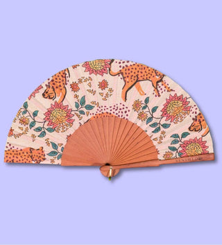 Sommer Fächer Tiger 41x21cm