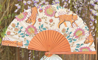 Sommer Fächer Tiger 41x21cm