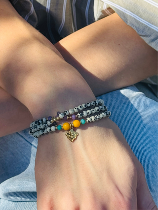 Triple Mala Dalmatian Jasper