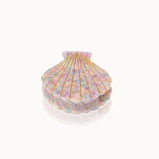 Haarspange Muschelform Pastell