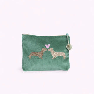 Kosmetiktäschli Mini Dackelpaar