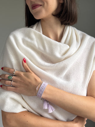 GLAM SUN LOVE Statement Armband Lila