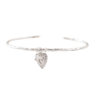 Silbernes Herz- Bracelet