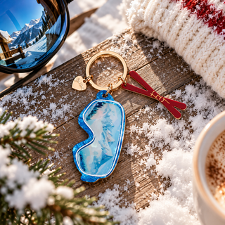 Schlüsselanhänger ⛷️ Ski you later! ❄️💙 I Geschenkidee ⛷️💕