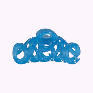 Kknekki Haarspange LOVE Azure Blue