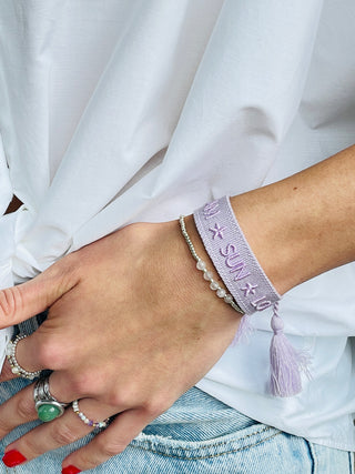 GLAM SUN LOVE Statement Armband Lila