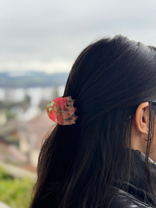 Haarspange STAR Pink Rose Garden