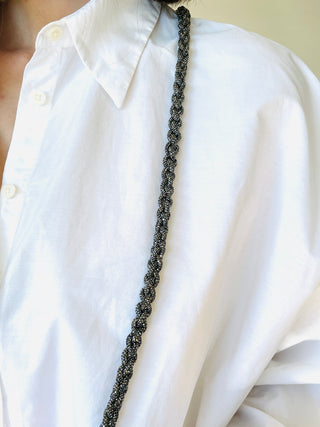 Handykette Grey Glitter