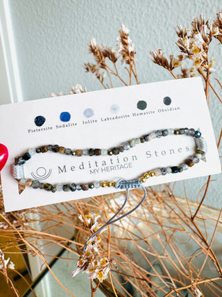 My Heritage Meditation Mixed Stone Armband