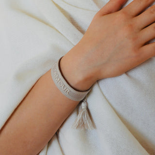 L’AMOUR Statement Armband Taupe