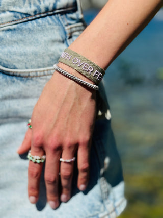 Statement Armband FAITH OVER FEAR