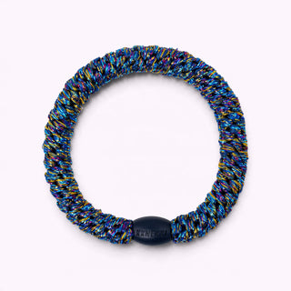 Kknekki Hair Tie Electric Blue Multiglitter,  4 für 3