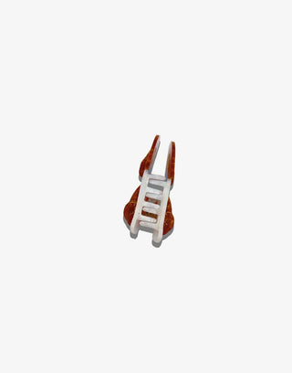 Handbemalte Welpen Haarspange Braun | Geschenkidee