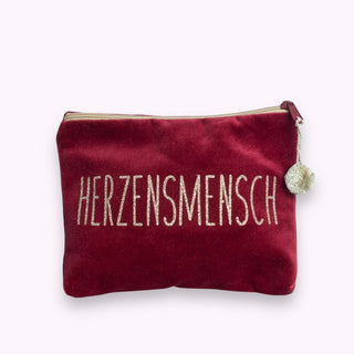 Kosmetiktäschli Medium Herzensmensch
