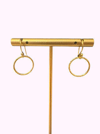 Ohrringe vergoldet little Circle