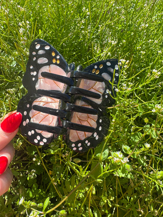 Grosse Schmetterling Haarspange Rosa I Geschenkidee
