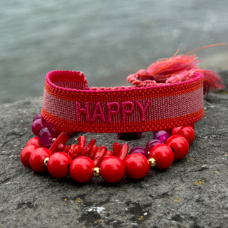 HAPPY Statement Armband