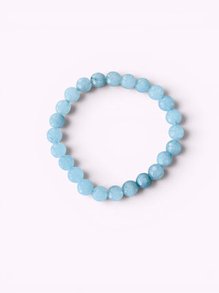 Jade Armband Blue, 6mm