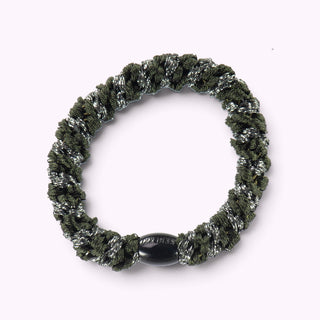 Kknekki Hair Tie Bottle Green-Dark Grey Glitter4 für 3