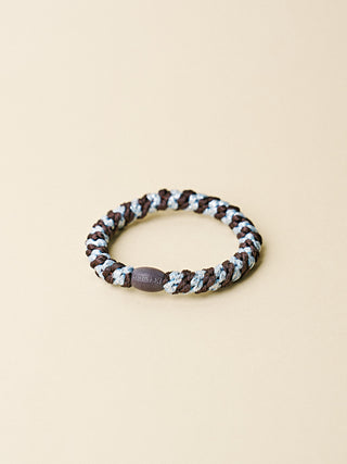 Kknekki Hait Tie Brown Seablue Glitter Stripe 4 für 3