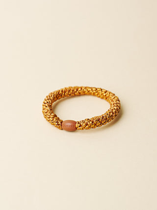 Kknekki Hair Tie Burned Terracotta Glitter 4 für 3