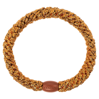 Kknekki Hair Tie Burned Terracotta Glitter 4 für 3