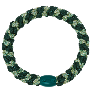 Kknekki Hair Tie Grün/ Pistachio Glitter Stripe 4 für 3
