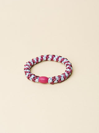 Kknekki Hait Tie Bordeaux Seablue Glitter Stripe 4 für 3