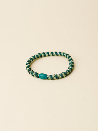 Kknekki Hair Tie Slim Jungle Pistachio Glitter, 4 für 3