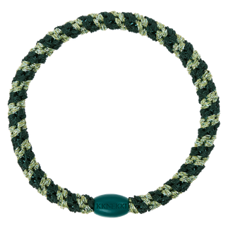 Kknekki Hair Tie Slim Jungle Pistachio Glitter, 4 für 3