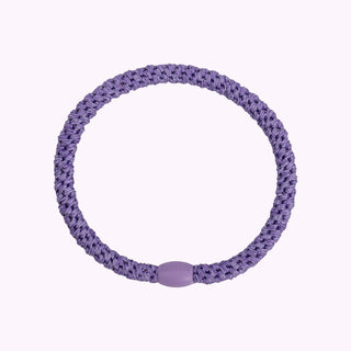 Kknekki Hair Tie Lila Glitter Slim, 4 für 3