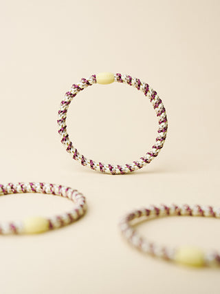 Kknekki Hair Tie Slim Mix Grape Yellow, 4 für 3