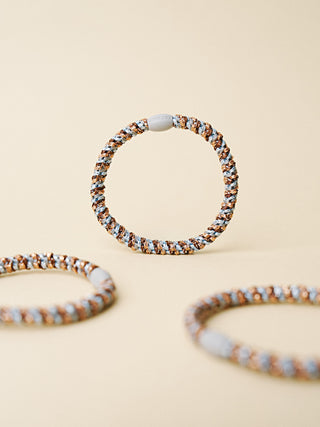 Kknekki Hair Tie Slim Mix Rosegold Seablue. 4 für 3