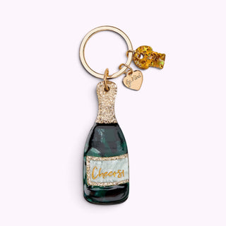 Schlüsselanhänger Champagner