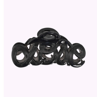Kknekki Haarspange LOVE Charcoal