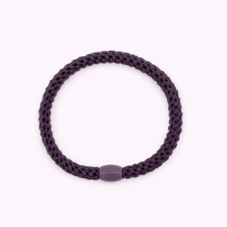 Kknekki Hair Tie Slim Dark Purple, 4 für 3