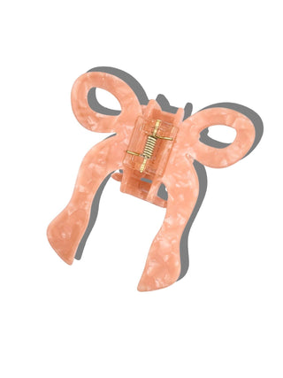 Handbemalte Coquette-Schleifen-Haarspange Rosa | Geschenktipp 🎀💕