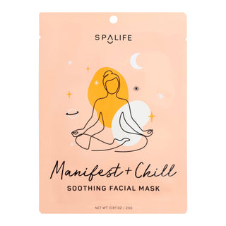 MANIFEST + CHILL –  FACE MASK 🧘‍♀️✨