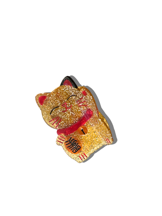 Handbemalte Lucky Cat Haarspange | Super Geschenkidee🎁