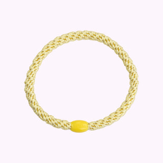 Kknekki Hair Tie Slim Light Yellow, 4 für 3