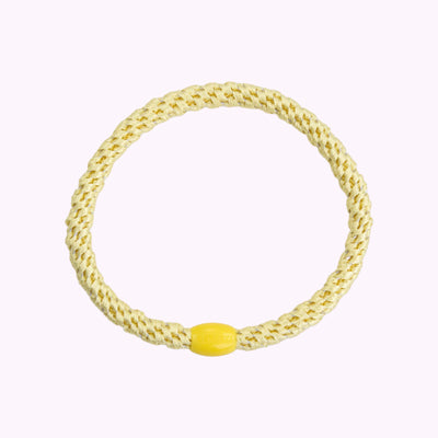 Kknekki Hair Tie Slim Light Yellow, 4 für 3