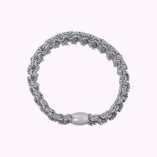 Neu - Kknekki Haargummi Lace Steel Grey Glitter, 4 für 3