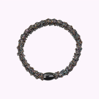 Neu - Kknekki Haargummi Lace Multi Petrol Glitter, 4 für 3