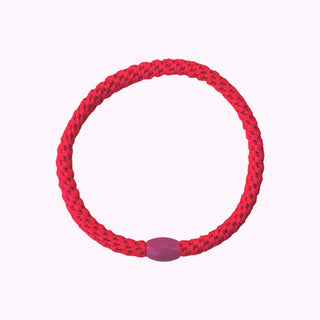 Kknekki Hair Tie Slim Neon Pink, 4 für 3